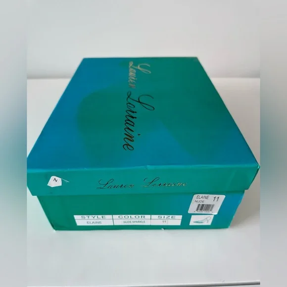 NWT + Box | Lauren Lorraine Elaine Embellished Pump | Nude | 11M - Picture 6 of 7